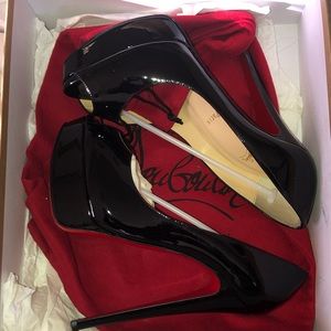 Christian Louboutin Lady Peep 150 Patent Calf